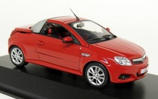 Minichamps 1/43 - Opel Tigra Twintop B 2004-2009 Red - Diecast Model Car