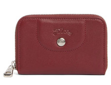 Longchamp Le Cuir Leather Zip