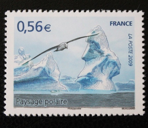 Timbre france albatros - -,