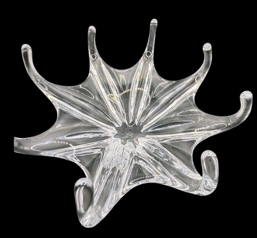 Grande coupe cristal signée