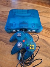 Console Nintendo 64 bleu
