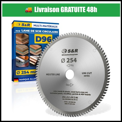 Lame scie circulaire 254mm - , 96
