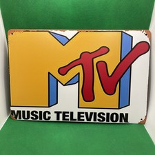 MTV-Music Television-Metal Sign for Bar/Garage/Man Cave/Game Room