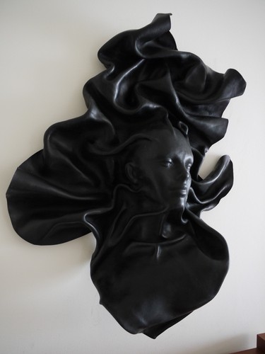 Masque cuir fait la - en, à
