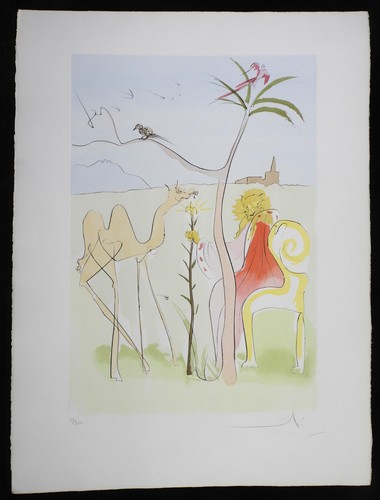 Salvador dali gravure cour - dali,