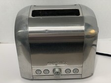 Magimix Le Toaster 2 Slice Toaster Wide Slot Bagel Defrost Reheat Stainless
