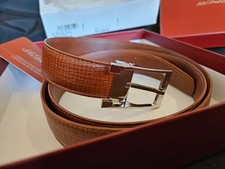 Ceinture Dupont cuir marron