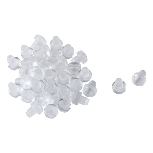 24pc 6mm doux clair tige - doux, plate