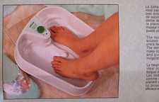 Baignoire d'hydromassage  UFESA   massage des pieds