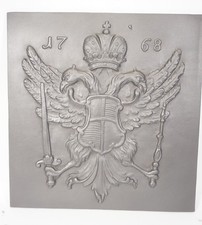 Cast Iron Plate SHW 20595 Double Eagle 1768 Iron Tinted