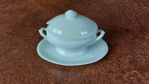 Petite saucière blanche - , de