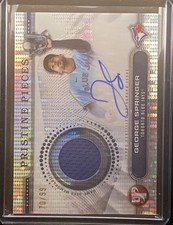 2024 Topps Pristine - Pristine Pieces Auto Relic George Springer Pulsar Ref /99