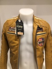 Blouson Veste Cuir REX SHEEP ATLAS VEG Jaune ORIGINAL DAYTONA Taille M Neuf MOTO