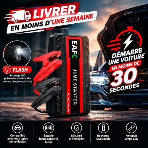 Booster batterie voiture 600a - booster,