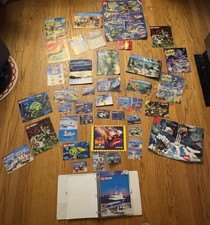 Vintage 90s-2000s Lego Instruction Manual Lot of 45 Plus Lego Mania Magazines