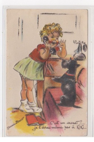 Bouret germaine cpa avec - bouret,