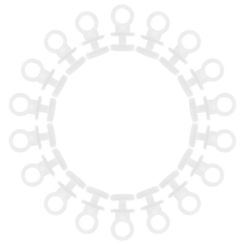 100 pcs rouleaux rail - 100,