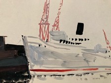 Peinture gouache Michel Henry