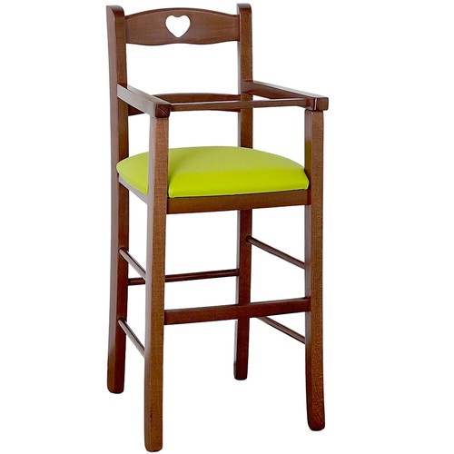 Chaise haute bois - haute, en