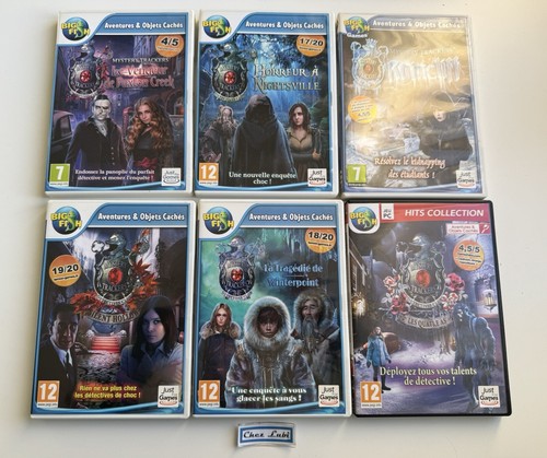 Lot jeux mystery trackers - 6,