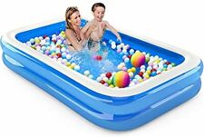 Piscine gonflable à air gonflables hors sol pour famille, adultes et enfants