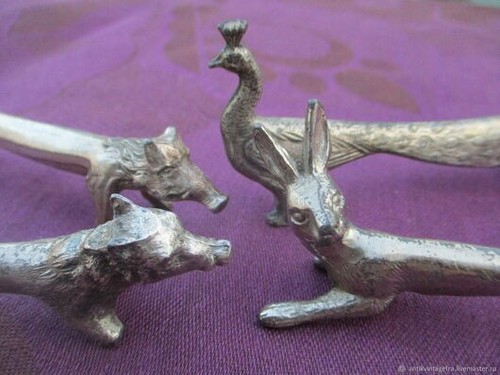 Porte couteaux animaux art
