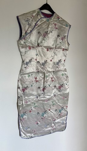Robe tunique vintage soie - robe,