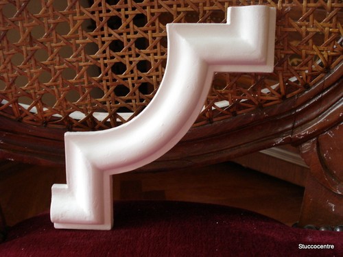 Décor angle plâtre - d’angle, en