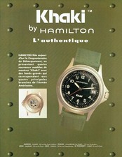 1994 Advertising 120 Advertising Khaki by Hamilton 50th Year Landing Watch
