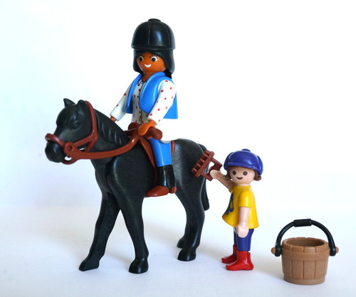 Playmobil cheval cavalière - playmobil,