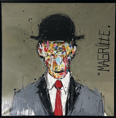Magritte sur toile - , de