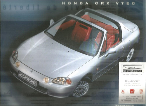 Catalogue honda crx - honda,