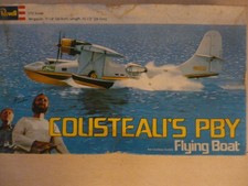 1/72 REVELL Model Seaplane Ref H-576 Cousteau's PBY Flying Boat