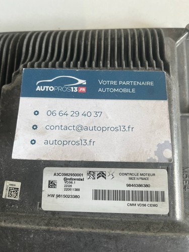 Calculateur moteur peugeot 2 - moteur, 1.2