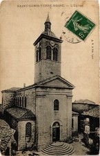 Old postcard AK St-GENIS-TERRE-NOIRE - The Church - The Choir (580238)