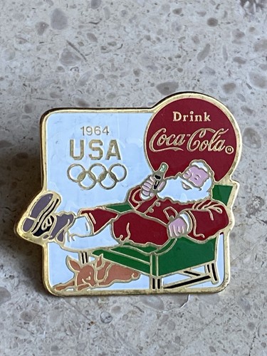 Pin coca cola usa 1964 - coca-cola,