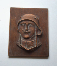 Artisanat ww1 en bois portrait