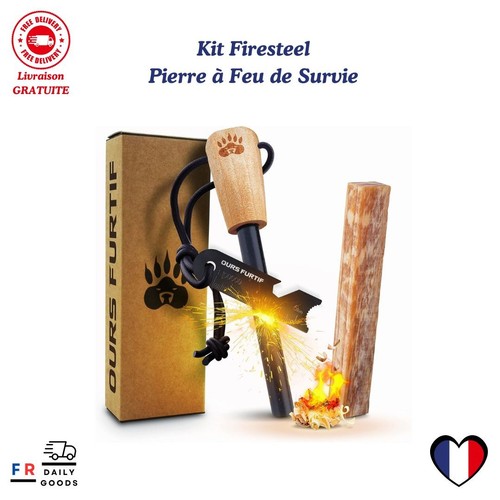 Kit firesteel pierre - kit, feu