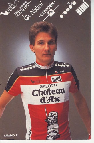 Cyclisme carte cycliste amadio - carte,