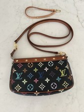 Louis Vuitton Monogram Takashi Murakami Pochette Accessoires Authentic