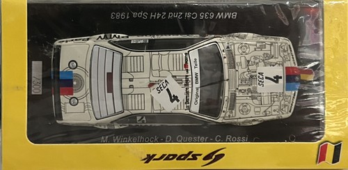 Spark sb654 bmw 635 csi - spark, 1/43