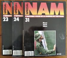 Lot 3 books: SPECIAL NAM N° 23-24-31 The Living History of the Vietnam War