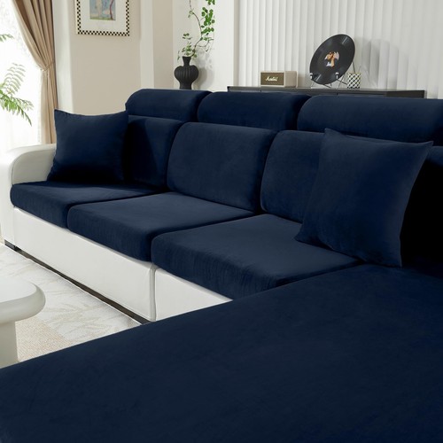 Bleu foncé places - 3, housse