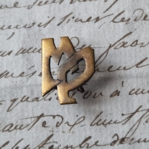 Monogramme lettres laiton - monogramme, en
