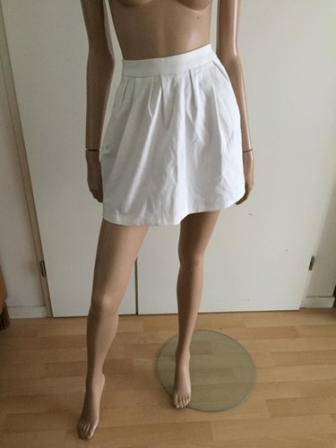 Mini jupe blanche stradivarius - blanche,