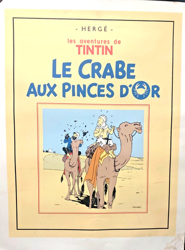 Herge affiche tintin le - herge,