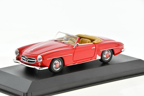 Mercedes 190 cabriolet - mercedes, red