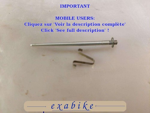 Aiguille carburateur pour - de,