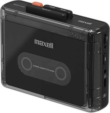 Maxell MXCP-P100 Portable Cassette Player Bluetooth Black MXCP-P100BK