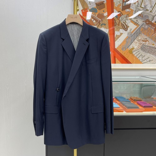 Dior costume croisé bleu - croisé,